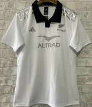 2024/25 All Blacks Away White Rugby Shirt 全黑 有领