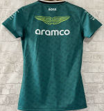 2024/25 Aston Martin F1 Green Women Team T-Shirt (女装圆领)