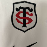 20224/25 Stade Toulousain Away White Rugby Shirt 图卢斯