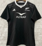 2024/25 All Blacks Home Black Rugby Shirt 全黑 圆领