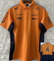 2024/25 McLaren F1 #4 Yellow Black POLO Team T-Shirt 有领 4 号 (迈凯伦)