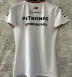 2024/25 Mercedes AMG Petronas F1 White Women Team T-Shirt (女装圆领)