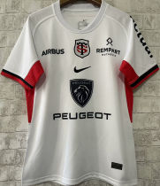 20224/25 Stade Toulousain Away White Rugby Shirt 图卢斯