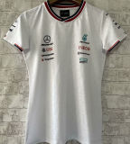 2024/25 Mercedes AMG Petronas F1 White Women Team T-Shirt (女装圆领)