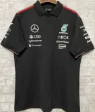 2024/25 Mercedes AMG Petronas F1 Black Team POLO T-Shirt (有领)