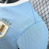 2024/25 Uruguay Home Blue Playe Version Jersey 乌拉圭