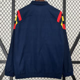 2025 Spain Sapphire Blue Windbreaker