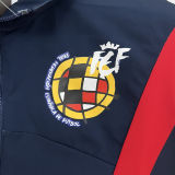 2025 Spain Sapphire Blue Windbreaker