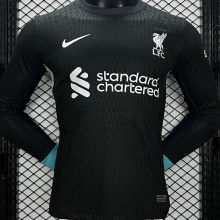 2024/25 LFC Away Black Player Version Long Sleeve Soccer Jersey