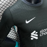 2024/25 LFC Away Black Player Version Long Sleeve Soccer Jersey
