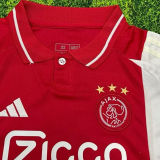 2024/25 AA Home Kids Soccer Jersey 白色纽扣