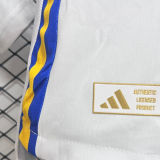 2024/25 Boca Away White Player Version Long Sleeve Jersey