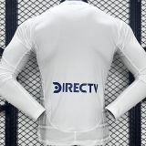 2024/25 Boca Away White Player Version Long Sleeve Jersey
