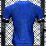 2024/25 Italy Blue Player Version Soccer Jersey