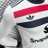 2024/25 M Utd Third White Player Version Long Sleeve Jersey