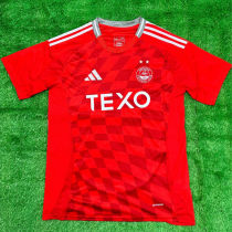 2024/25 Aberdeen Home Red Fans Jersey 阿伯丁/ 阿拉丁