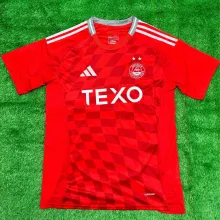 2024/25 Aberdeen Home Red Fans Jersey 阿伯丁/ 阿拉丁