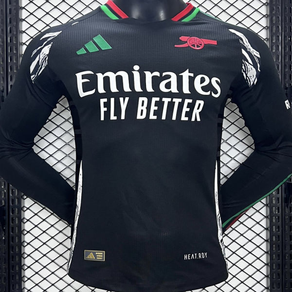 2024/25 ARS Away Black Long Sleeve Player Version Jersey