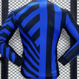 2024/25 In Milan Home Player Version Long Sleeve Jersey