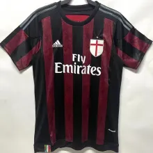 2015/16 AC Milan Home Retro Soccer Jersey