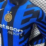 2024/25 In Milan Home Player Version Long Sleeve Jersey