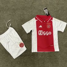 2024/25 AA Home Kids Soccer Jersey 白色纽扣