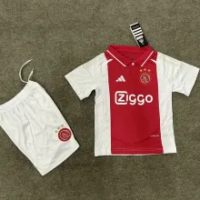 2024/25 AA Home Kids Soccer Jersey 白色纽扣