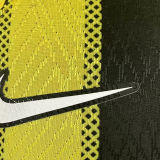 2024/25 Al Ittihad Home Yellow Black Player Version Jersey 吉达联