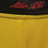 1999/2000 AC Milan Away Yellow Retro Soccer Jersey