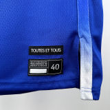 2024 Team FRANCE WEMBANYAMA #32  Sapphire Blue NBA Jersey