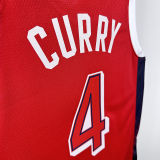 2024 Team USA CURRY #4 Red NBA Jersey