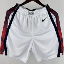 2024/25 Team USA White NBA Shorts Pants
