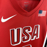 2024 Team USA BOOKER #15 Red NBA Jersey