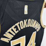 2024 Bucks ANTETOKOUNMPOL #34 Red Honor Edition NBA Jersey