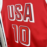 2024 Team USA TATUM #10 Red NBA Jersey