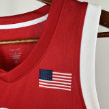 2024 Team USA DURANT #7 Red NBA Jersey