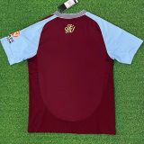 BUENDIA #10 Aston Villa Home Fans Soccer Jersey 2024/25 (UCL Font) ★★