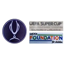 2024 Real Madrid European Super Cup Patch+Final Date 欧洲超级杯+决赛小字(You can buy it alone OR tell us which jersey to print it on. )