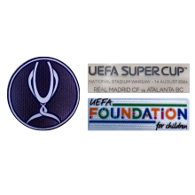 2024 Real Madrid European Super Cup Patch+Final Date 欧洲超级杯+决赛小字(You can buy it alone OR tell us which jersey to print it on. )