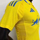 2024/25 Leeds United Away Yellow Player Version Soccer Jersey