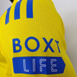 2024/25 Leeds United Away Yellow Player Version Soccer Jersey