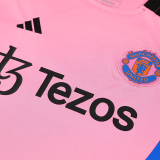 2025 M Utd Pink Training Jersey(A Set)