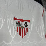 1991/92 Sevilla FC Home White Retro Soccer Jersey