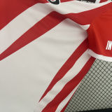 2024/25 Gijon Home Red White Fans Soccer Jersey 希洪竞技