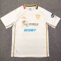 2024/25 Cagliari Away White Fans Soccer Jersey 卡利亚里