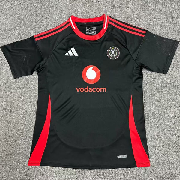 2024/25 Orlando Pirates Black Fans Soccer Jersey 奥兰多海盗