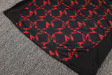 2025 M Utd Black Red Sweater Tracksuit