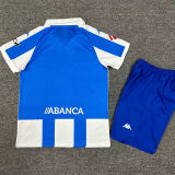 2024/25 Deportivo de La Coruña Home Home Kids Jersey
