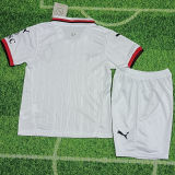 2024/25 AC Milan Away White Kids Soccer Jersey