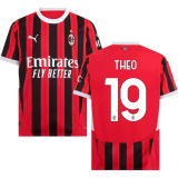 THEO #19 AC Milan 1:1 Quality Home Fans Soccer Jersey 2024/25 意甲字体 ★★